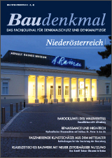 Fachjournal Baudenkmal Niederösterreich